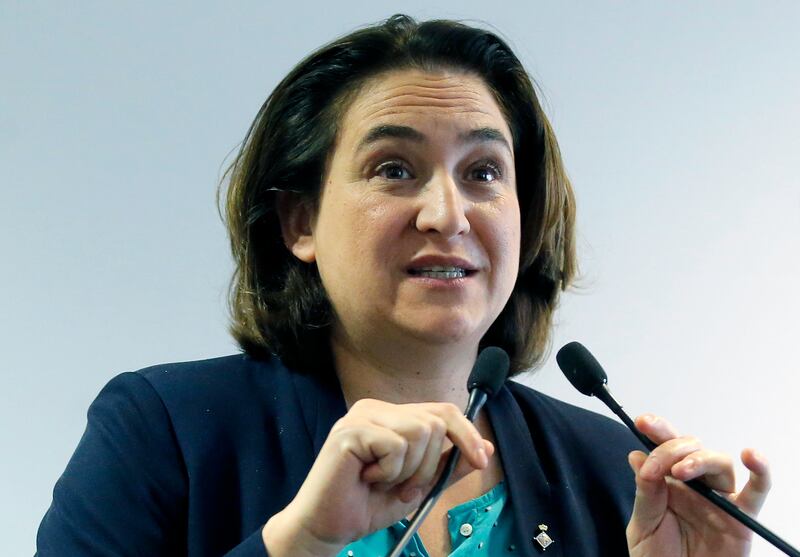 Barcelona mayor Ada Colau. Photograph: Michel Euler/AP