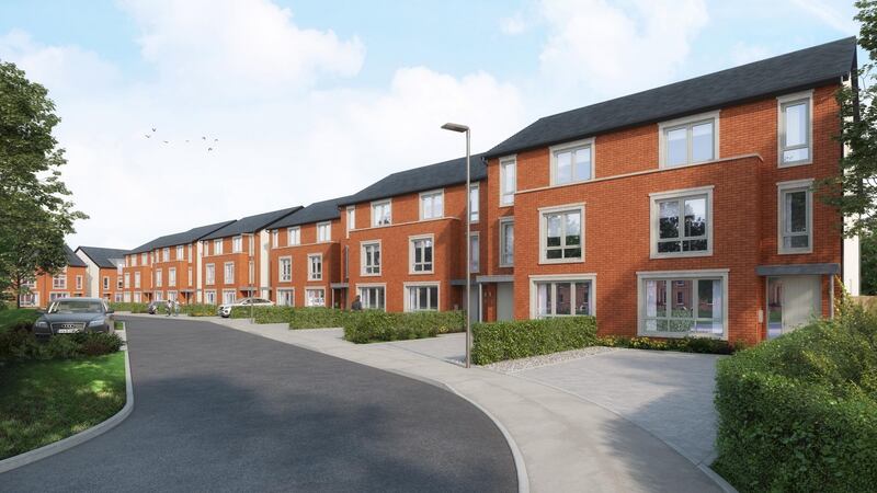 The Blackrock development is set out in an L-shape, giving every house either east-facing or south-facing gardens