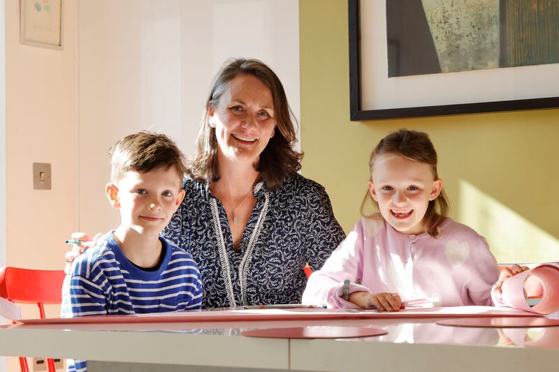 Aimee Crinion with her children Arabella and Hugo. 'All I could see were babies everywhere. And that was all I wanted - to bring a child into the world,' says Crinion. Photograph: Alan Betson