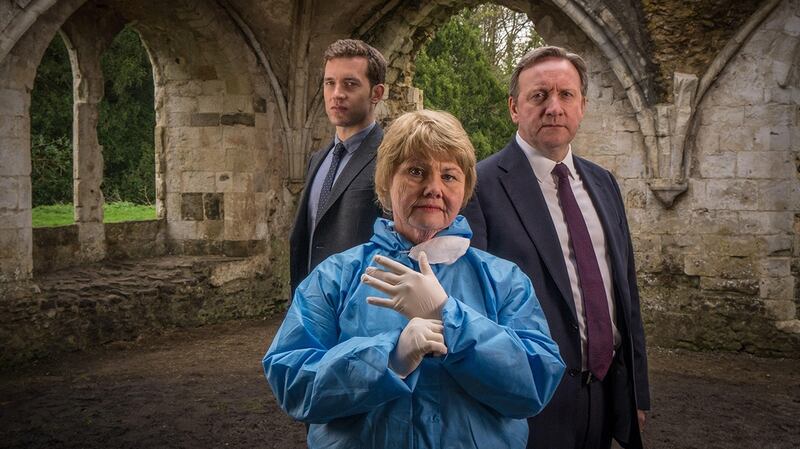 Nick Hendrix, Annette Badland and Neil Dudgeon in Midsomer Murders