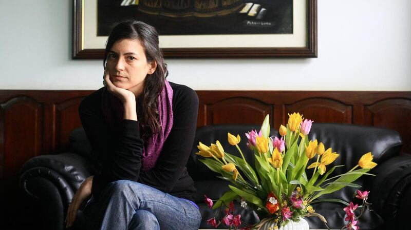 Argentinian author Samanta Schweblin:  the longlist dark horse with Fever dream. Photograph:  Miguel Bellido/GDA/AP
