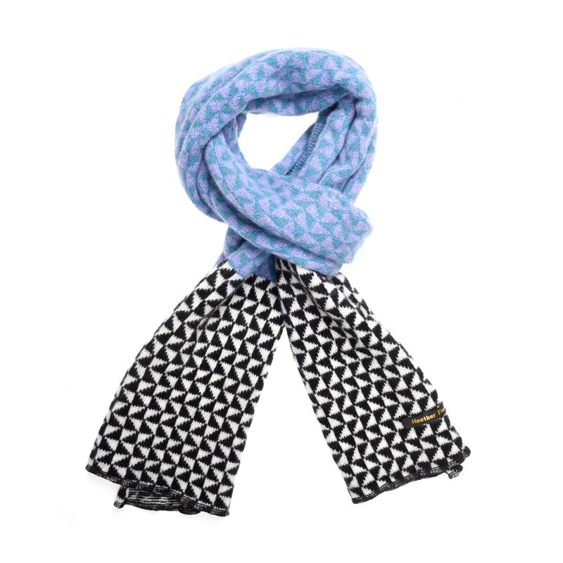 The Magic Triangle scarf by Heather Finn handloomed in the North Strand, Dublin, €60 from www.heatherfinn.com, My Shop Granny Likes It, Galway and Hehirs, Clifden