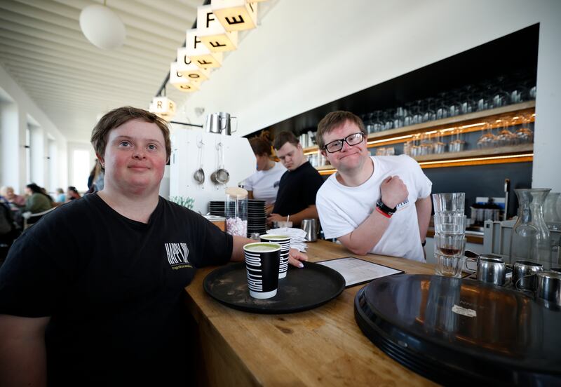 Ciara Donohoe and Sam Murphy in Happy Out, Dún Laoghaire. Photograph: Nick Bradshaw