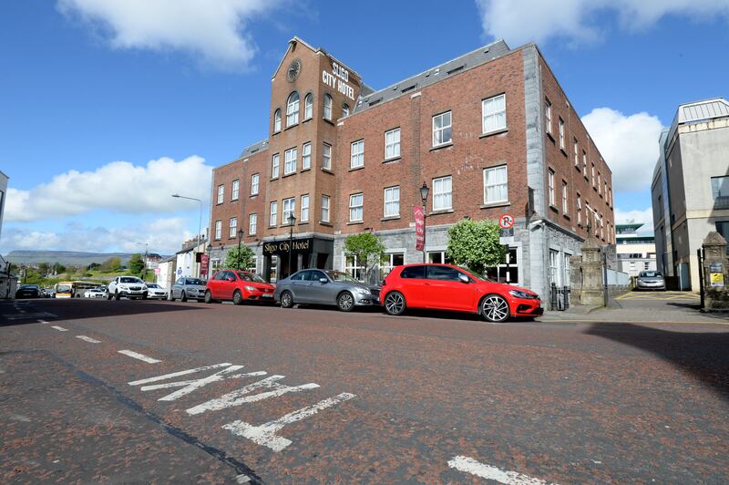 The Sligo City Hotel with taxi rank in Sligo. Photograph: Alan Betson/The Irish Times

