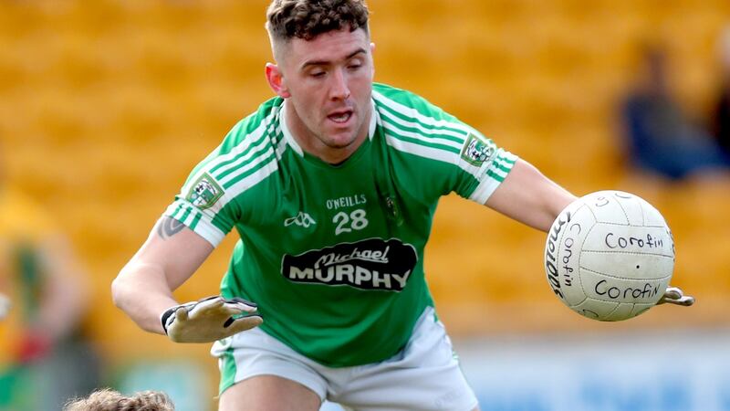Anthony Durney is  centre back on the Moorefield team, the reigning Leinster club champions. Photograph: James Crombie/Inpho