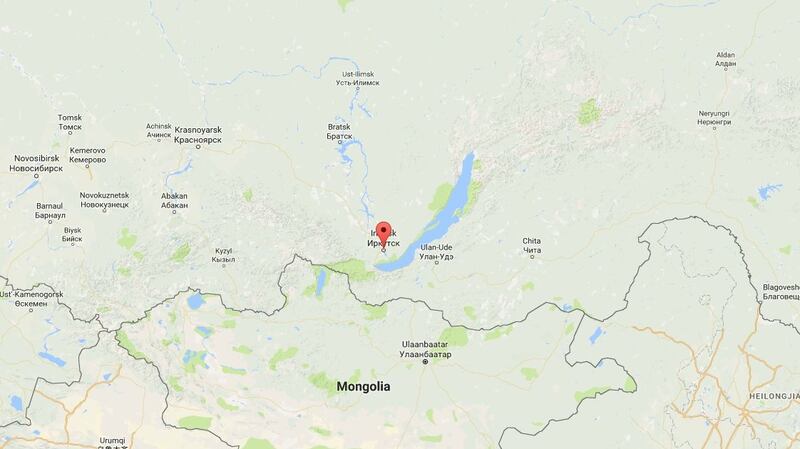 Use of counterfeit or surrogate alcohol is rife in Russia’s regions, such as Irkutsk, where two years of economic pain have pushed more people below the poverty line. Source: Google maps