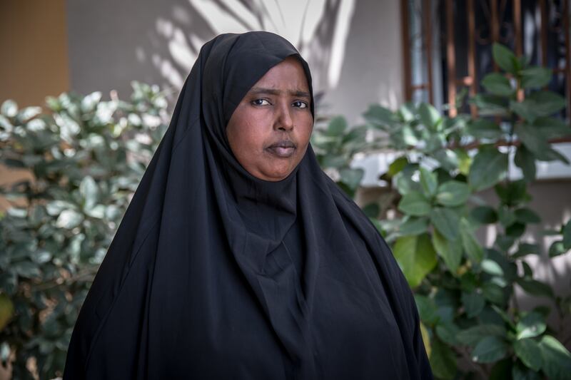 Businesswoman Habibo Ali Haji has a shop in Mogadishu, but says soaring prices mean she's struggling to provide for her children. Photograph: Sally Hayden
