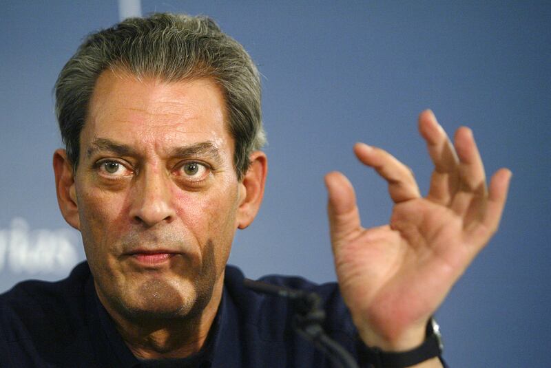 Paul Auster in Oviedo, Spain in 2006. Photograph: Rafa Rivas/AFP/Getty Images