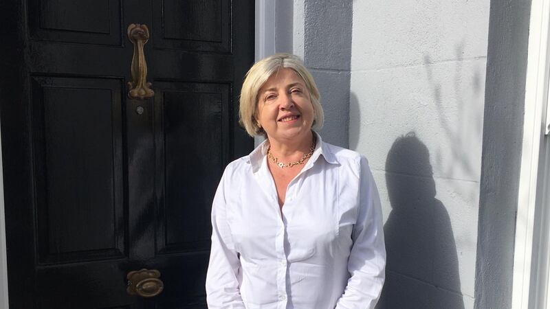 Rosemary Brown outside the ‘old post office’ in Kilmacthomas, Co Waterford. Photograph: Karen Dempsey