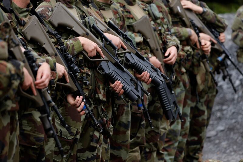 Members of the 68th infantry group in the Glen of Imaal prepare for a live fire exercise simulating ambush and casualty evacuation scenarios before their October departure to the Syria’s Golan Heights. It will be Ireland's last participation in the Undof mission. Photograph: Alan Betson/The Irish Times


