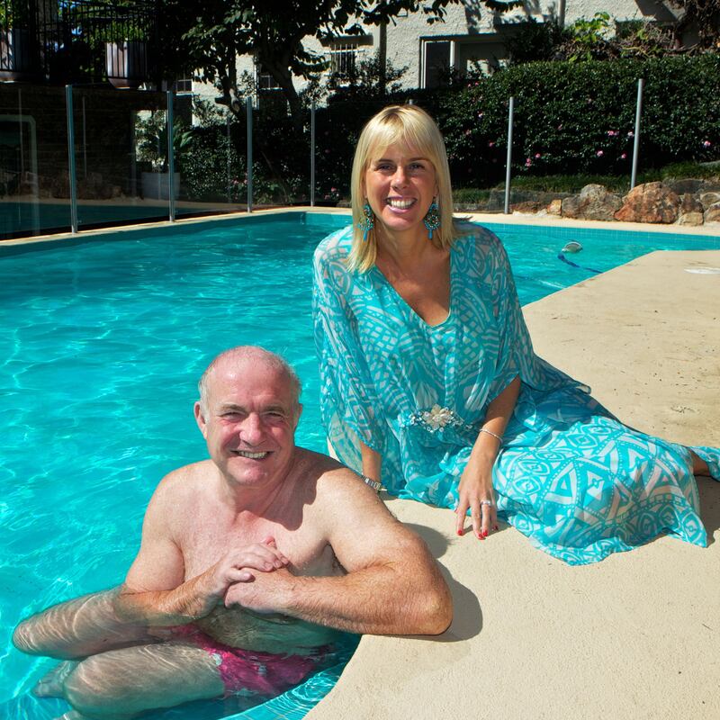 Rick Stein with his second wife, Sarah, in Sydney in 2012. Photograph: Domino Postiglione/Sydney Morning Herald/Fairfax via Getty