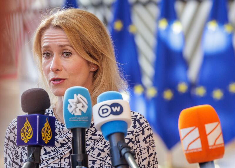 EU foreign affairs chief Kaja Kallas said the situation in Gaza remains 'catastrophic'. Photograph: EPA