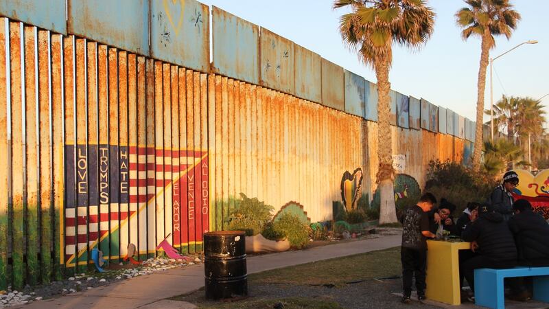 More than 6,000 migrants from Honduras, El Salvador and elsewhere have arrived in Tijuana over the past two months. Photograph: Stephen Starr