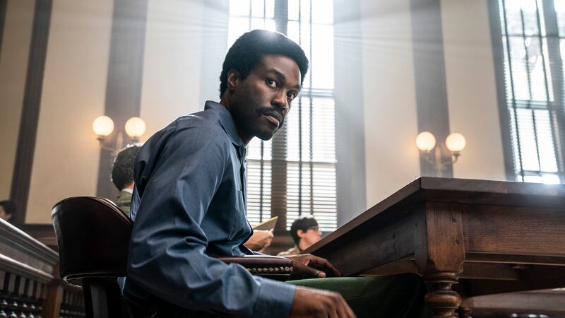 Yahya Abdul-Mateen II as Bobby Seale in The Trial of the Chicago 7