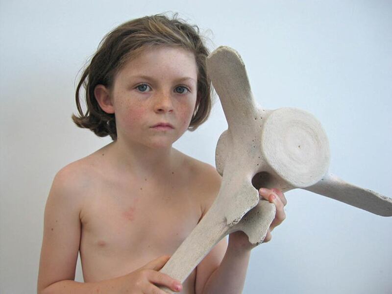 Girl with Whalebone, Dorothy Cross