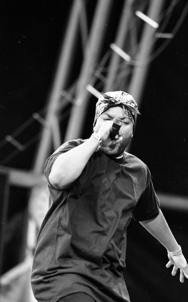 Ice Cube at Sunstroke in 1994. Photograph: INM/Getty