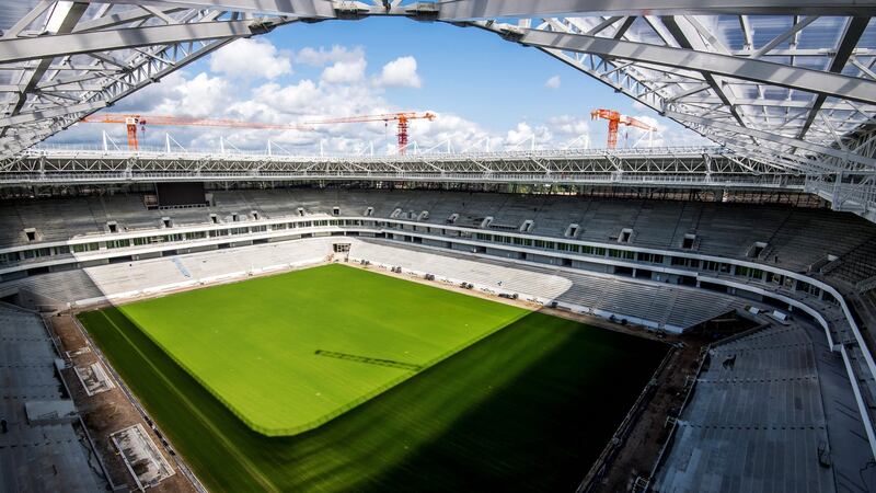Kaliningrad Stadium, Kaliningrad. Photograph: Mladen Antonov/Getty