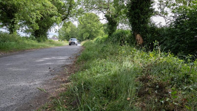 The scene of a single vehicle crash at Lisclougher Great, near Delvin, Co. Westmeath. Photograph:  Colin Keegan, Collins Dublin