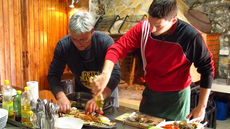 Konoba Toni on the island of Brac, where the cooking is done by three generations of the one family.  Photograph: Amy Laughinghouse