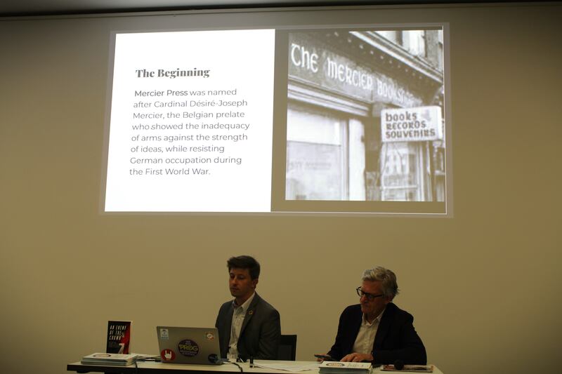 Mercier Press presentation at Frankfurt Book Fair