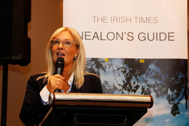 Ceann Comhairle Verona Murphy launches the latest version of Nealon’s Guide. Photograph: Alan Betson 

