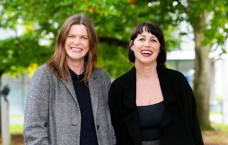 Katherine Drohan and Jane Murphy, producers of Toy Show The Musical. Photo: Gareth Chaney/ Collins Photos