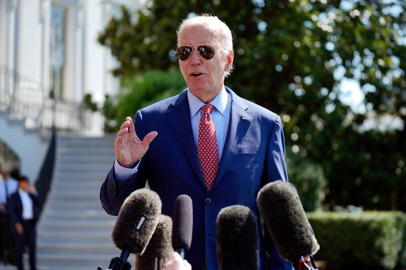 President Joe Biden announced a fortnight ago that he would not stand for re-election. Photograph: Evan Vucci/AP