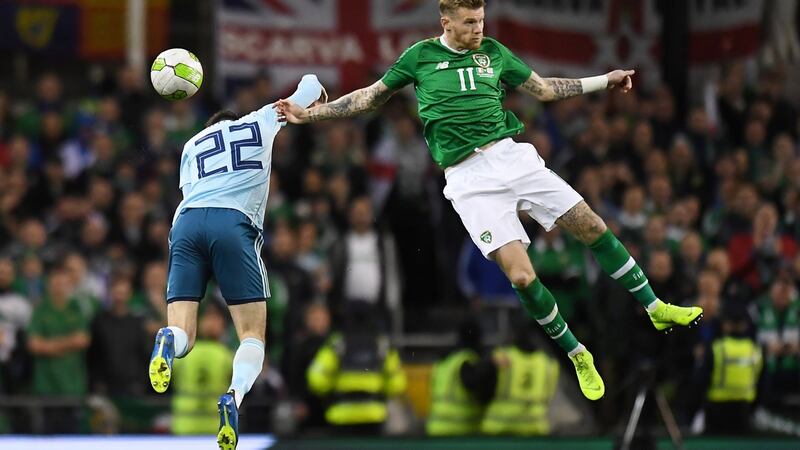 James McClean occupies a special place in Irish life and football. Photograph: Clodagh Kilcoyne/Reuters