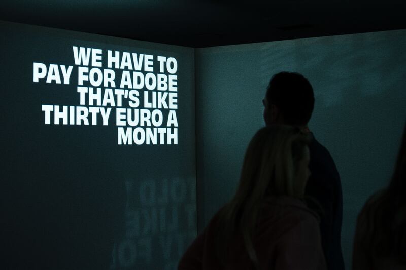 The project demonstrates the range of hardships experienced by students