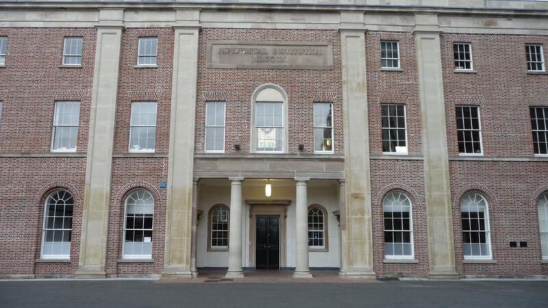 The Royal Belfast Academical Institution’s restored façade.