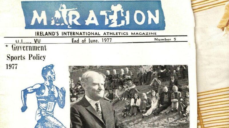 Then taoiseach Liam Cosgrave opened the new athletics track at Belfield in 1977.