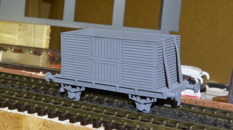 Some people design and create their own models such as this 2mm scale Irish Rail beet wagon by Kieran Marshall which he designed using computer software and had 3D-printed by a company in the UK. Photograph: Kieran Marshall