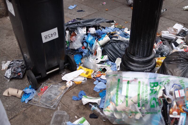 If the weather is good, there is often more rubbish to clean up. Photograph: Dan Dennison
