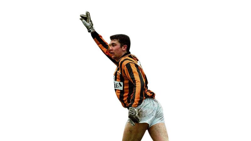 Oisín McConville playing for Crossmaglen in 1996, the first year of a remarkable run of 16 out of 17 county titles. Photograph: James Crombie/Inpho
