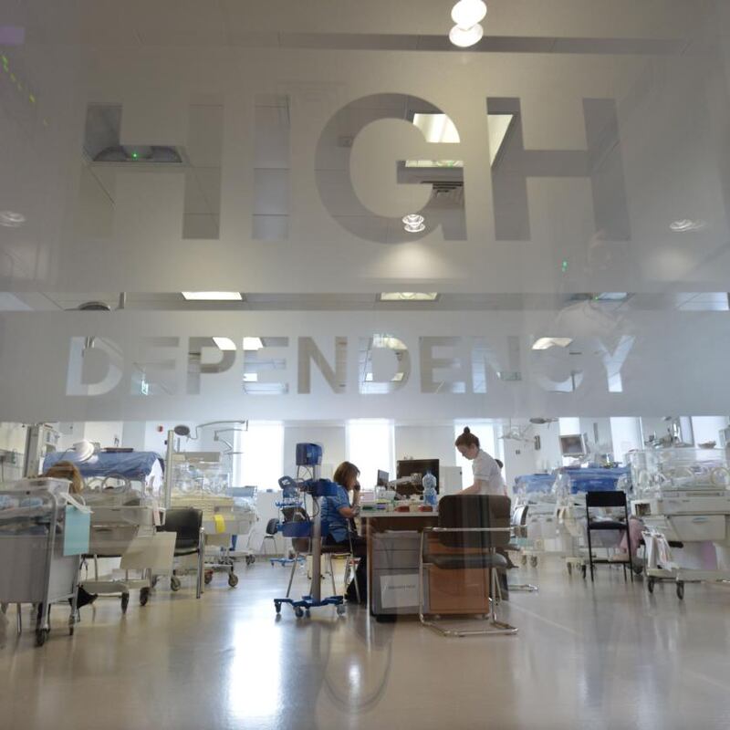 The high dependency department   of the neonatal intensive care unit at the National Maternity Hospital,  Holles St. Photograph: Alan Betson