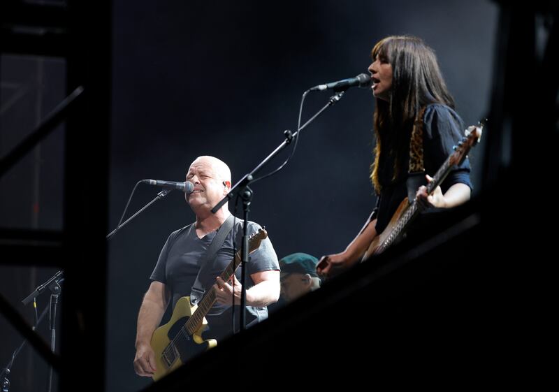 Electric Picnic 2022: Pixies in the Electric Arena on Friday. Photograph: Alan Betson

