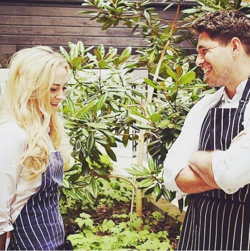 Grainne O’Keeffe and George Wells: opening a new restaurant, Saucy, on London’s Tottenham Court Road in August