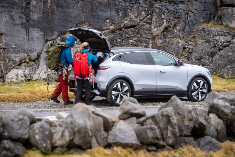 Gary and Ania pack up after a long day out in the elements and are looking forward to turning on the heated seats for the return journey