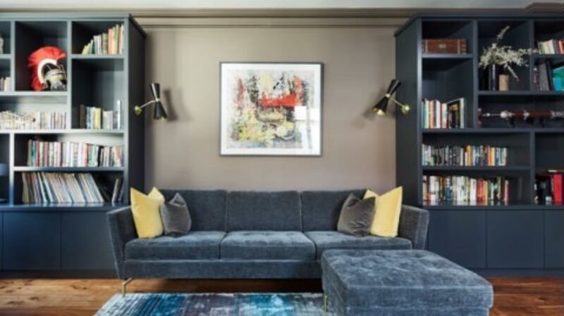 Jane Higgins designed the built-in storage in the teenagers’ music room. Photograph: Philip Lauterbach