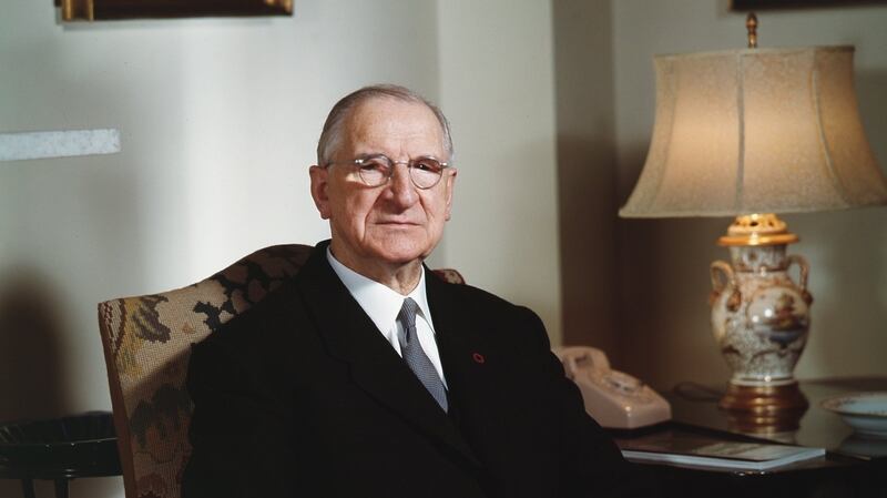 Portrait of Éamon de Valera as President of Ireland in 1964. Photograph: Bachrach/Getty Images
