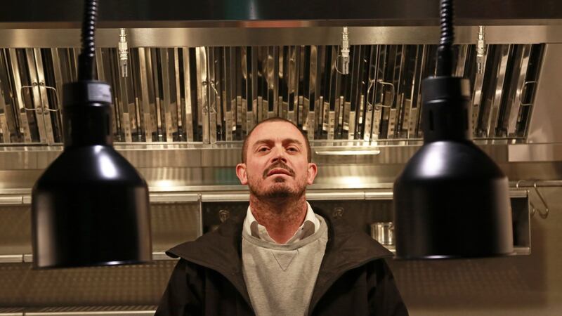 Liath: Chef and owner Damien Grey in his Blackrock restaurant. Photograph: Nick Bradshaw