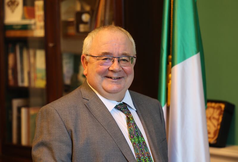 Seán Ó Fearghaíl told the Dáil in 2022 that the Ceann Comhairle's robes were the subject of a Freedom of Information request. Photograph: Nick Bradshaw