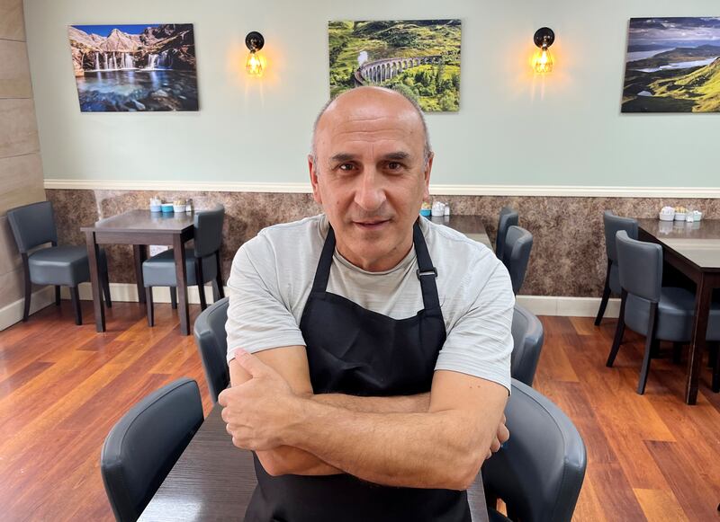 Cafe owner Kadir Kavak: 'Brexit was all lies.' Photograph: Mark Paul