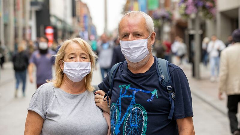 Denise and Billy Dunne from Lucan, Dublin. Photograph: Tom Honan