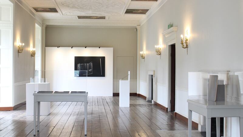 NagOffsite, installation view, Rathfarnham Castle,  including Roseanne Lynch. Photograph: Mark St John Ellis