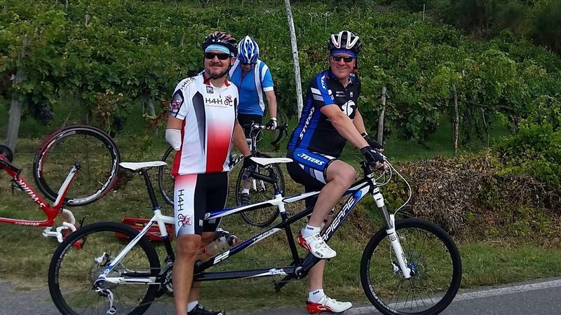 Eamonn McSweeney with Cathal Gormley.