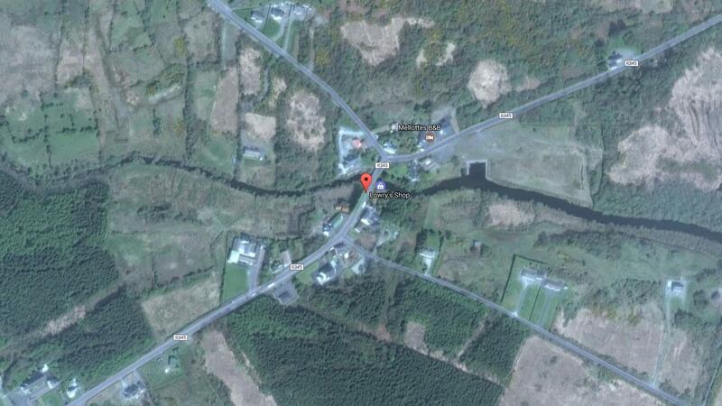 Satellite view of Cornamona village, Co Galway. Margie Hanley (56) said life was “much simpler” in Cornamona, and that the description “one-horse town” was a good one for it. File photograph: Google Street View