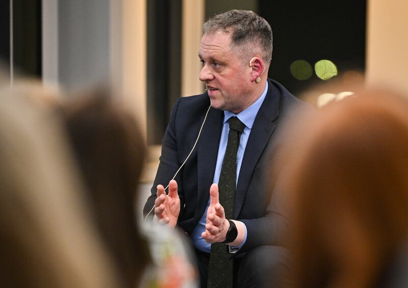 Thomas Byrne, Minister of State for European Affairs: 'We need to use leverage in our dialogue to get results.' Photograph: Seb Daly/Sportsfile 