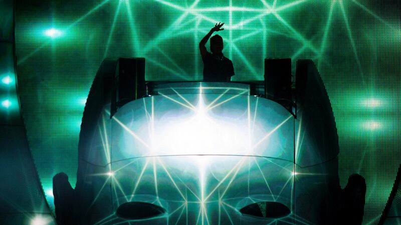 Avicii  performs at Radio City Music Hall in New York in  2012. Photograph: Karsten Moran/The New York Times
