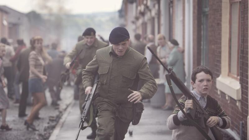 Man on a mission: Sam Reid, starring in Yann Demange’s ‘71, which opens in Ireland on Friday